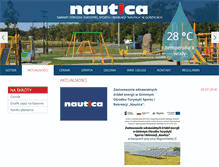 Tablet Screenshot of nautica-gorzyce.pl